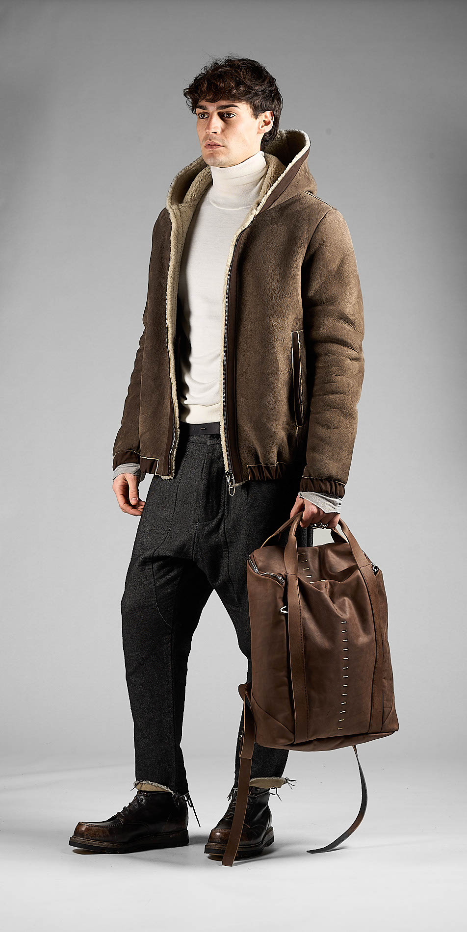 daniele basta leather and silver bags - WEARING